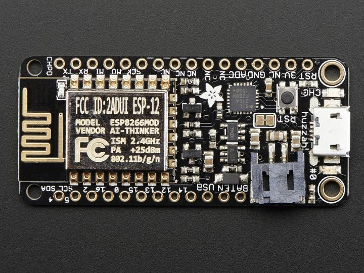 Produktbild Adafruit Feather HUZZAH with ESP8266 WiFi (Diverse)