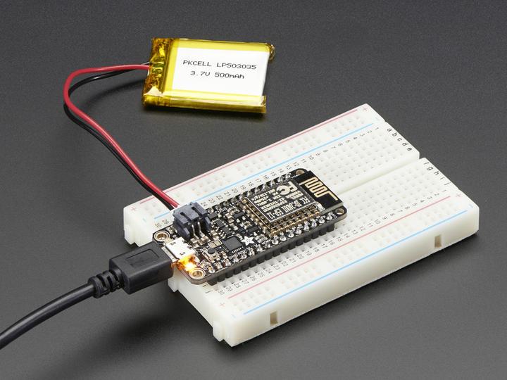 Produktbild Adafruit Feather HUZZAH with ESP8266 WiFi (Diverse)