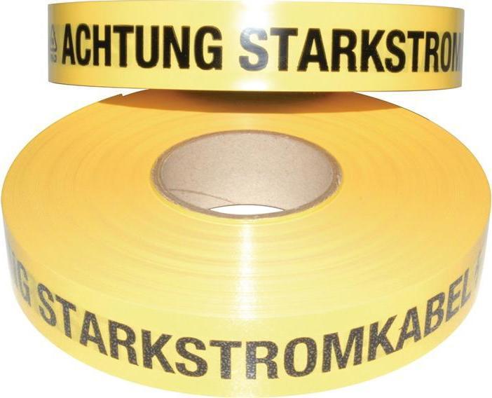 Immagine prodotto Multicoll Impronta del nastro cordone: Attenzione Cavo ad alta tensione larghezza 40 mm lunghezza 250 m (40 mm)