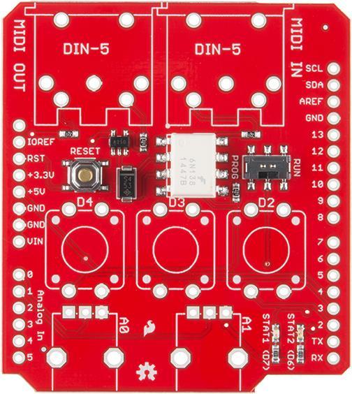 Produktbild SparkFun MIDI Shield (Shield)