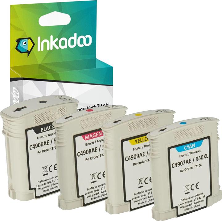 Produktbild Inkadoo Druckerpatronen kompatibel mit HP C2N93AE / 940XL XXL