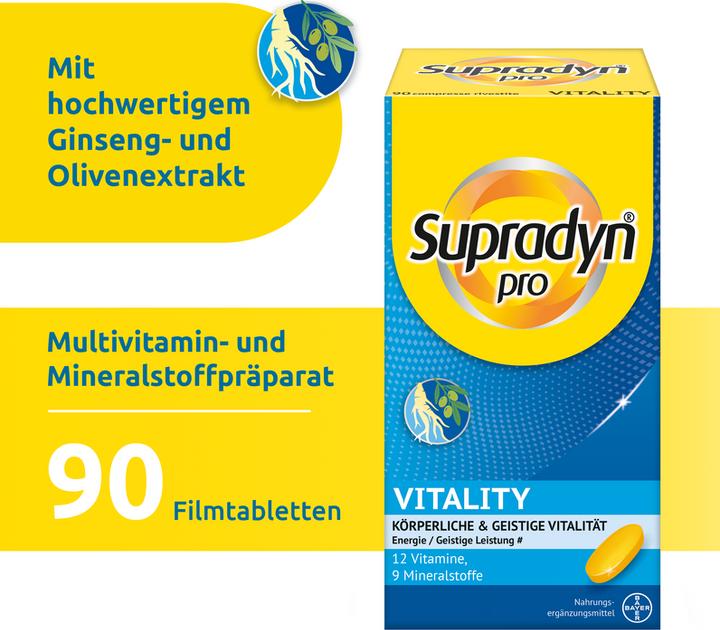 Produktbild Supradyn pro Vitality (90 Stück, Tabletten, 160 g)