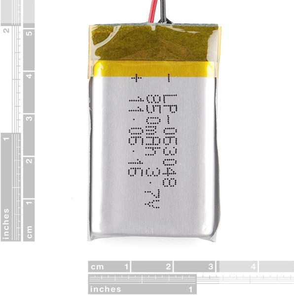 Produktbild OEM Polymer Lithium Ion (LiPo) Akku 850mAh
