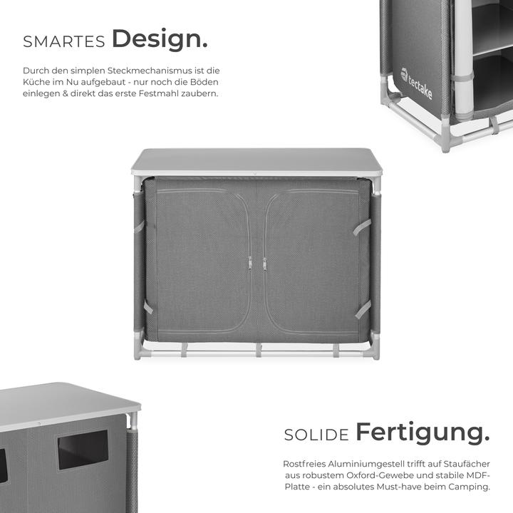 Actual product image tectake Camping kitchen