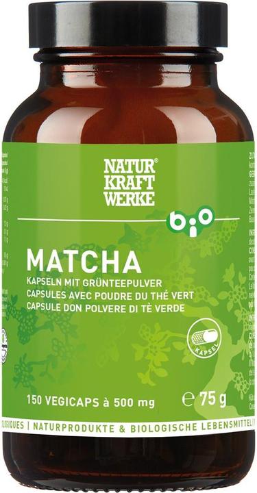 Produktbild NaturKraftWerke Matcha Vegicaps à 500mg Bio/kbA (1 Stück, Kapseln, 281 g)