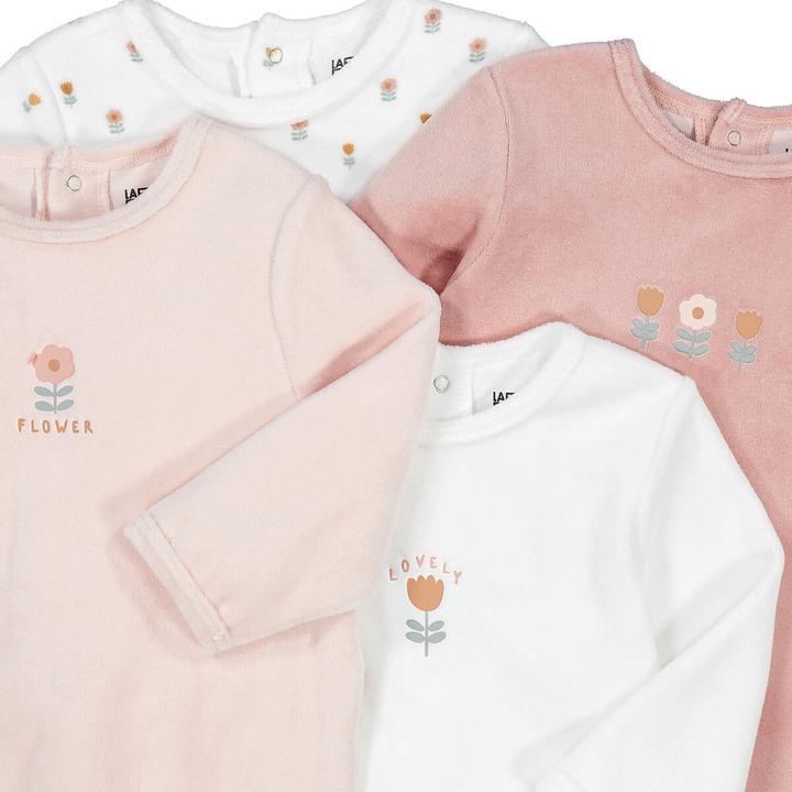 La Redoute Collections 4er-Pack Strampler (86)