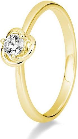 Immagine prodotto Breuning ANELLO - Incastonatura a rosa con diamante (57, Oro 750/18 K)