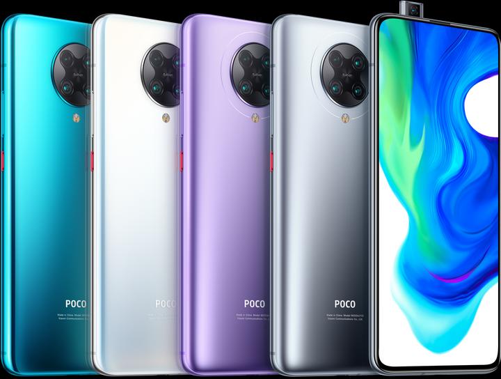Actual product image Xiaomi Poco F2 Pro (128 GB, electric purple, 6.67", Dual SIM, 64 Mpx, 5G)
