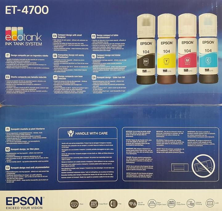 Image du produit Epson EcoTank ET-4700 (Réservoir d'encre, Couleur)
