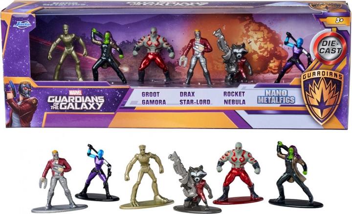 Actual product image Jada Marvel Guardians Diorama Pack