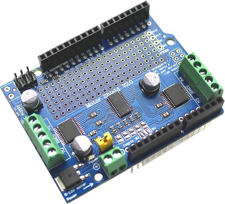 Actual product image Deek-Robot DK Motor/Stepper/Servo Shield V2 (Shield)