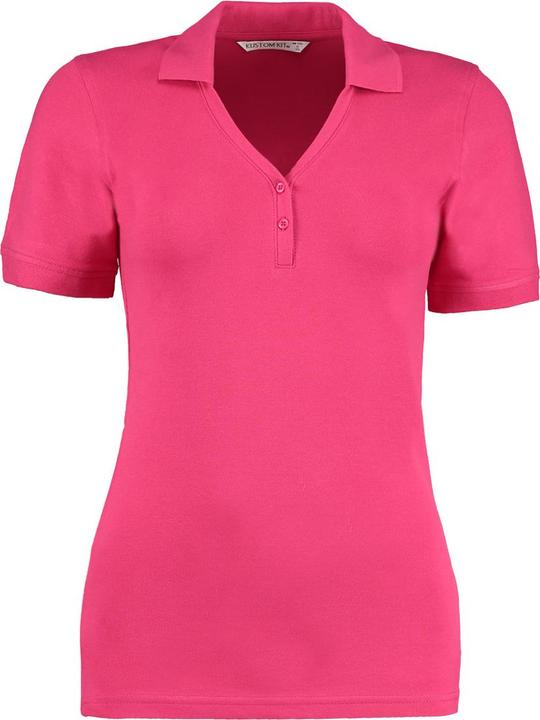 Image du produit Kustom Kit Sophia ComfortecÂ® Polo Ã manches courtes avec encolure en V (36)