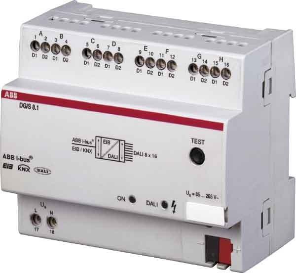 Immagine prodotto ABB Gateway Dali 8 volte DG/S8.1