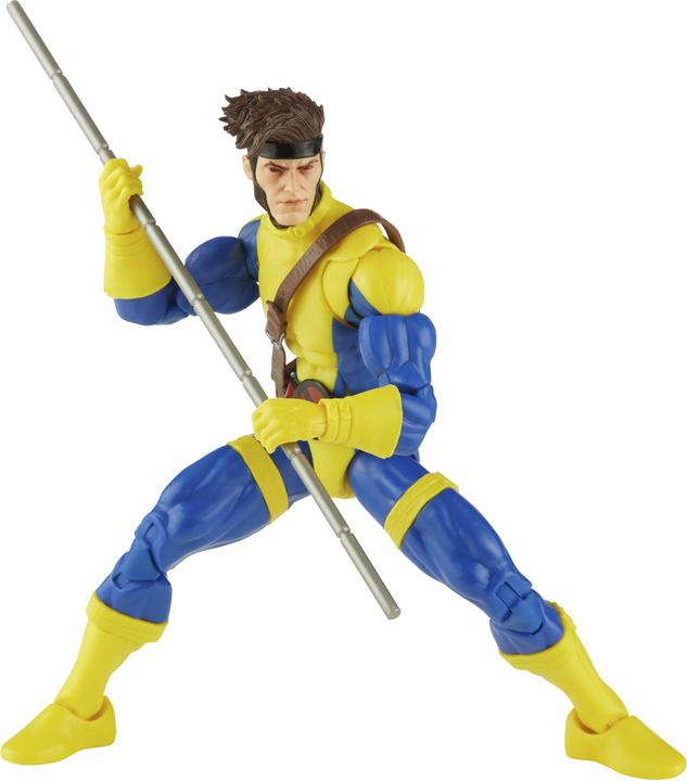 Actual product image Hasbro X-Men 60th Anniversary Marvel Legends pack 3 figurines Gambit, Marvel's Banshee, Psylocke 15 cm