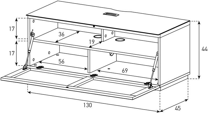 Actual product image Sonorous STA130T (130 x 45 x 45 cm)