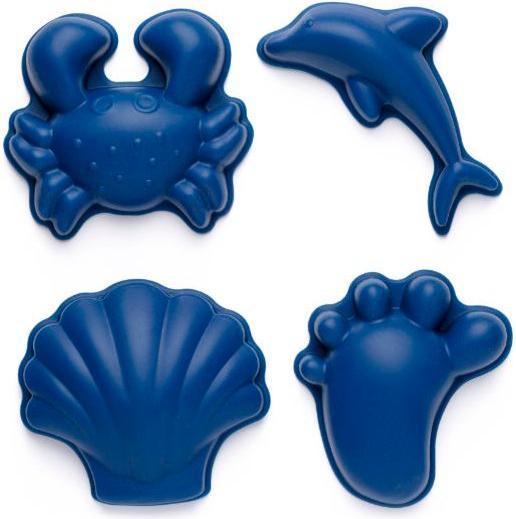 Image du produit Scrunch Bucket - Silikon Sandformen 4er Set Dunkelblau