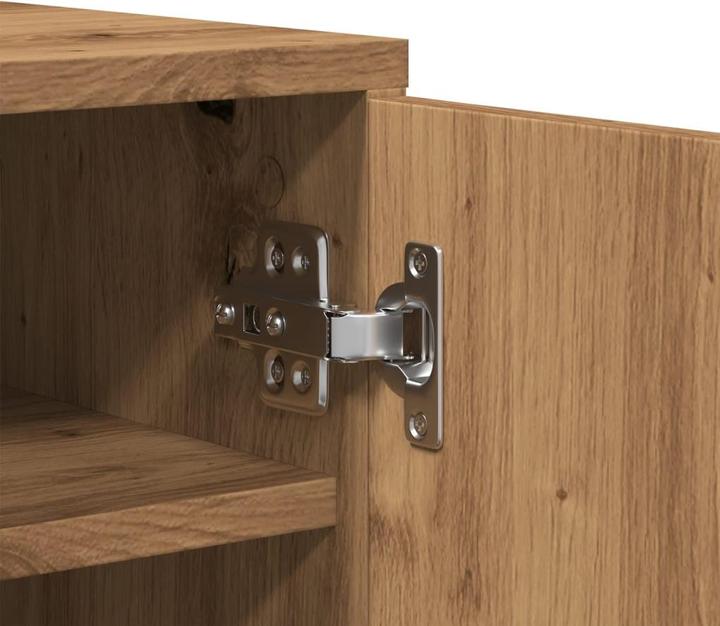 Produktbild VidaXL Schuhschrank Schuhregal Schuhaufbewahrung Schuhkommode Artisan-Eiche (60 x 35 x 92 cm)