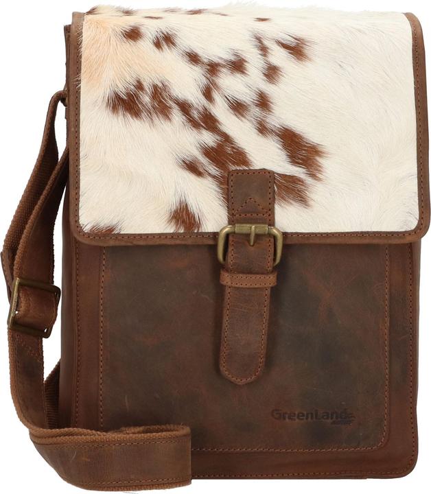 Immagine prodotto Greenland Nature Naturale Borsa a tracolla combinata in pelle 25 cm