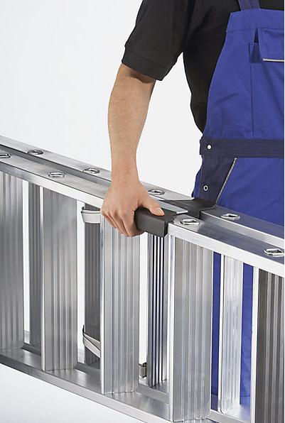Actual product image Munk Stepladder with steps, double-sided access with clip-step R13 2x8 steps (Stepladder, 2.50 cm)