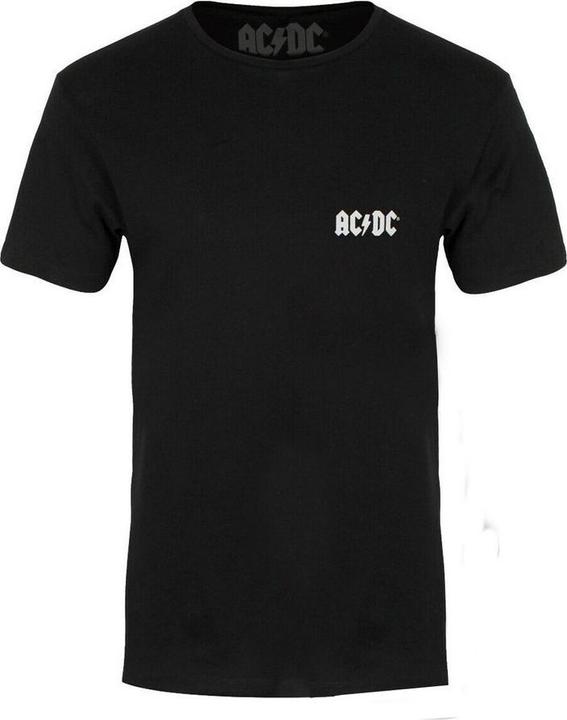 Actual product image AC/DC Unisex Adult About To Rock Back Print T-Shirt (L)