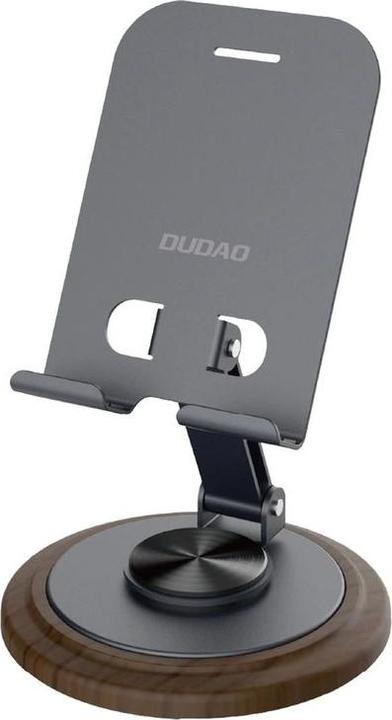 Actual product image Dudao F17M 360Â° metal phone stand - gray
