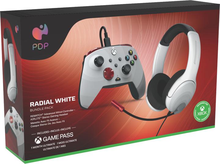Actual product image PDP Pack Gaming Xbox Radical Whmanette Rematch+Casque Airlite (Xbox Series X, Xbox Series S, PC, Xbox One S)