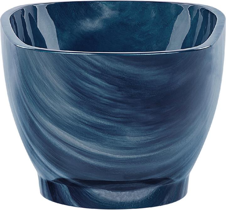 Actual product image Beliani Bathtub freestanding navy blue marble look 170 x 80 cm RIOJA (178 l, 170 cm)
