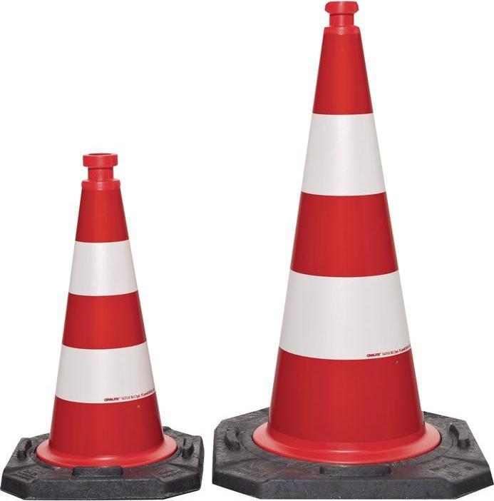 HP Autozubehör Traffic cone TL Height 500 mm BAST tested, 2 strips Weight 3.20 kg, 33 x 33 cm