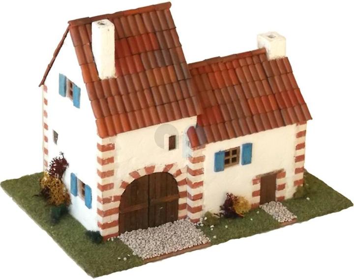 Produktbild Block Cuit. 3D Keramik-Modelbausatz -Typisches Haus aus der Tschechische Rep. (26 x 13 x 22 cm)