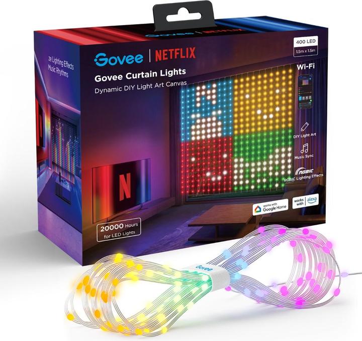 Immagine prodotto Govee Luce della tenda (RGBIC, 150 cm, Interno)