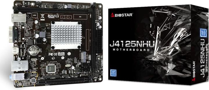 Image du produit Biostar J4125NHU (BGA 1090, Intel SoC, Mini-ITX)