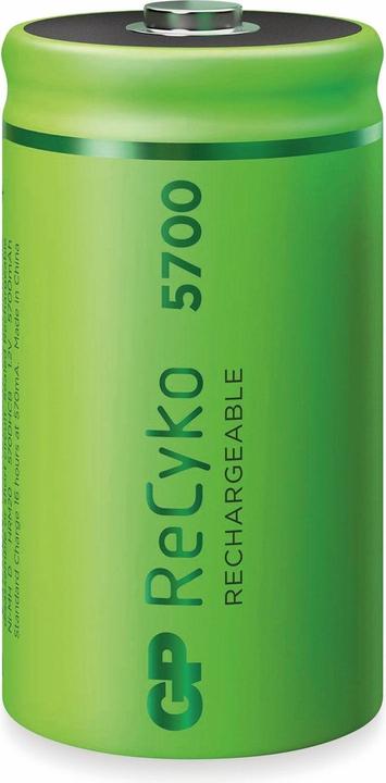 Image du produit GP Batteries ReCyko (2 pcs, D, 5700 mAh)