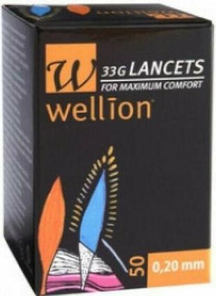 Actual product image Wellion Lancets 33G 50 Lancets (Lancets)