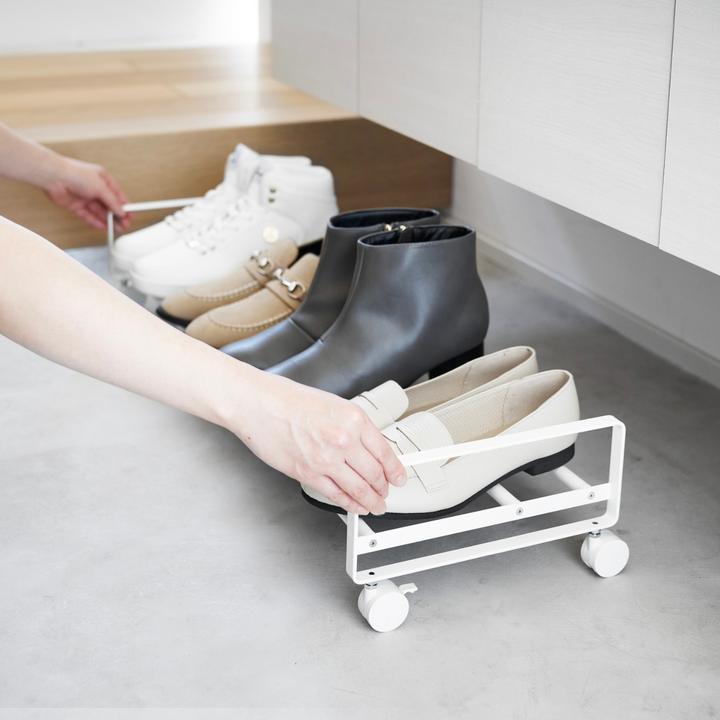 Produktbild Yamazaki Schuhregal TOWER mit Rollen