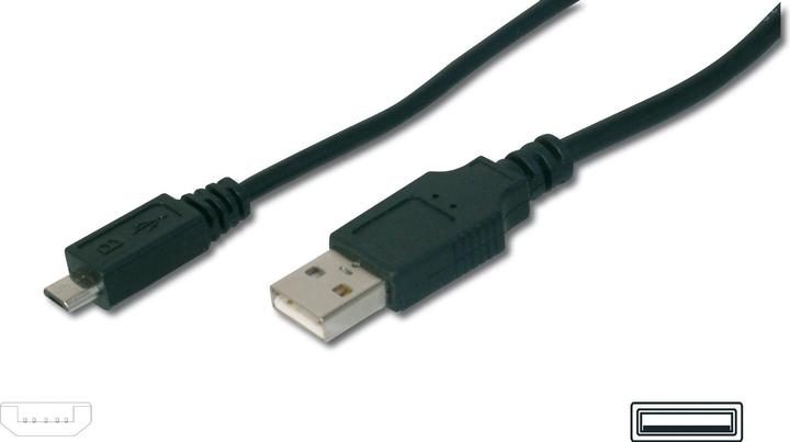 Produktbild Digitus USB 2.0 (1 m, USB 2.0)