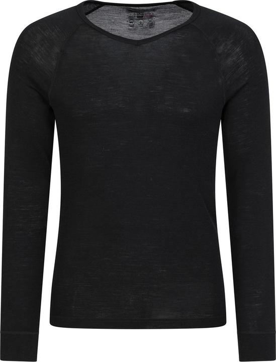 Image du produit Mountain Warehouse Mens Merino Wool V Neck Base Layer Top (XS)