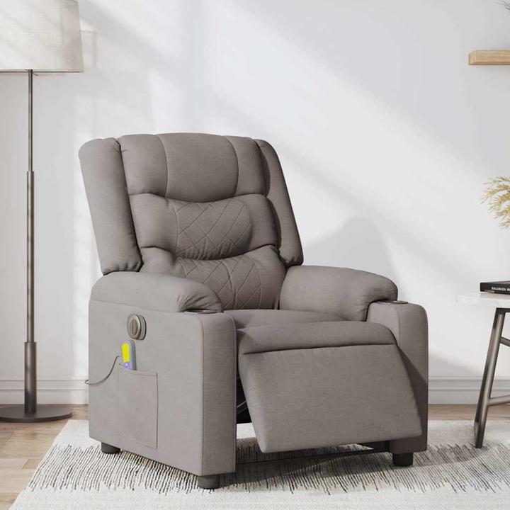 Immagine prodotto VidaXL Sedia da massaggio in tessuto grigio