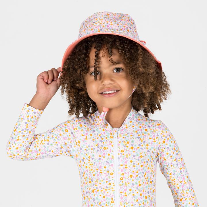 Immagine prodotto Nabaiji UV-Mütze wendbar Baby koralle/Blumendruck (95 C)