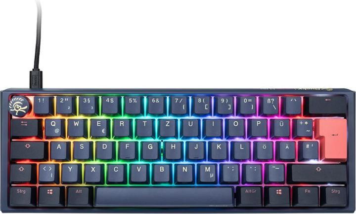 Image du produit Ducky One 3 Cosmic Blue Mini Gaming Keyboard, RGB LED - MX-Speed-Silver (DE, Filaire)