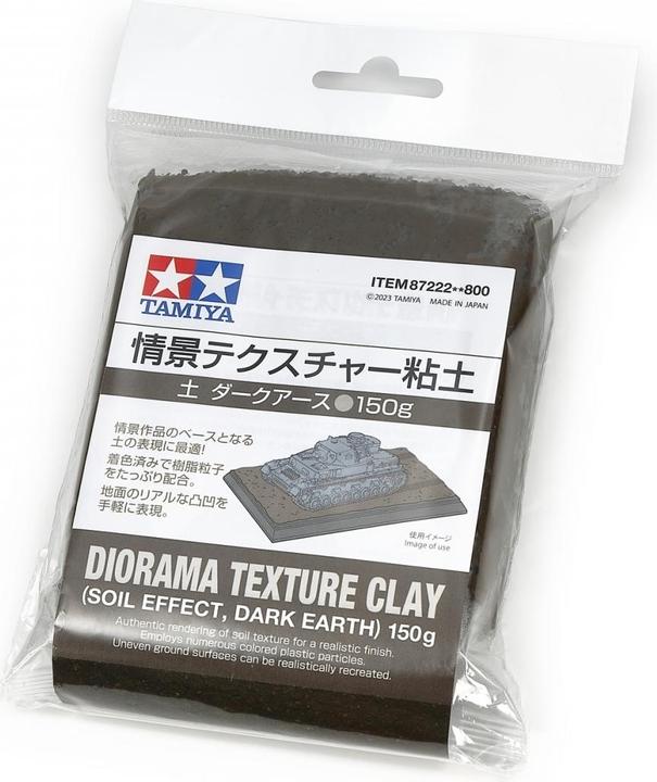 Actual product image Tamiya Spachtelm. Clay soil/earth dark 150g Dio.