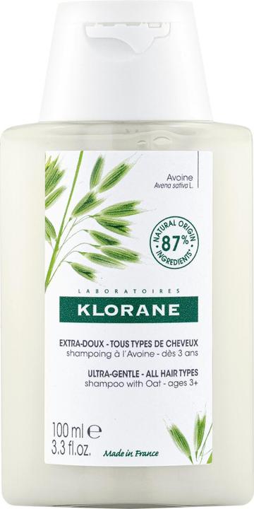 Klorane Extra-sanftes Shampoo mit Hafer (100 ml, Flüssiges Shampoo)
