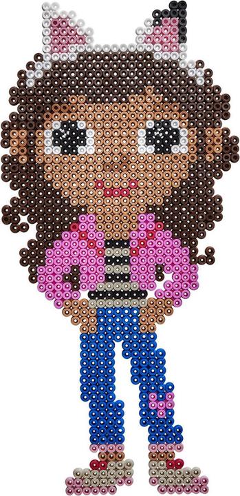 Actual product image Hama Iron-on beads midi "Gabby's Dollhouse", gift pack Diameter of iron-on bead midi: 5.0 mm