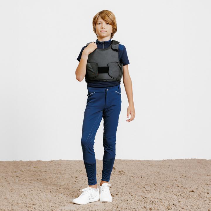 Immagine prodotto Fouganza Gilet da equitazione per bambini - 100 nero (164)