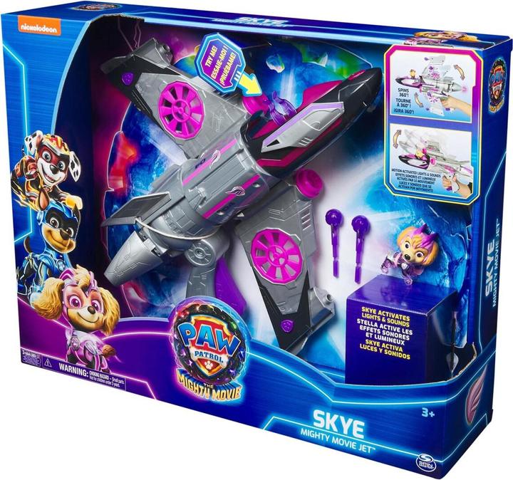 Actual product image Paw Patrol Movie II Skyes Deluxe Jet Flyer