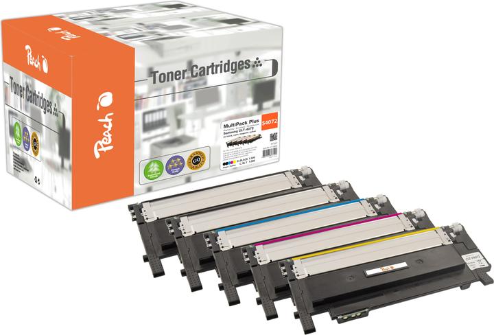 Actual product image Peach Toner Samsung CLT-4072 Multipack Plus (M, FC, Y, C)