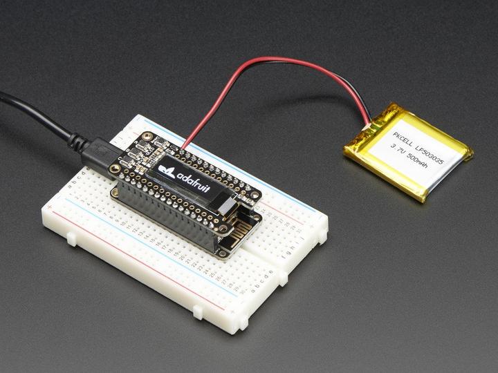 Immagine prodotto Adafruit FeatherWing OLED 128x32 OLED (Feather Add-On) (Vari)