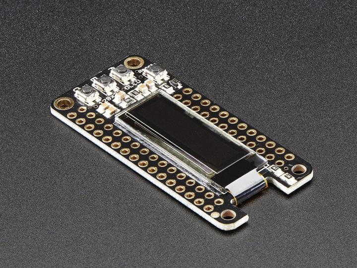 Immagine prodotto Adafruit FeatherWing OLED 128x32 OLED (Feather Add-On) (Vari)