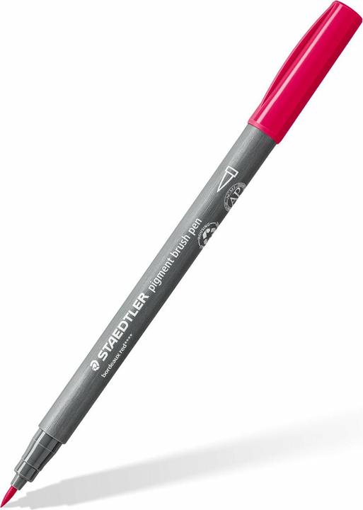 Actual product image Staedtler Fibre-tip pens Pigment Arts Brush Pen Reds & Browns (Red, 6 x)