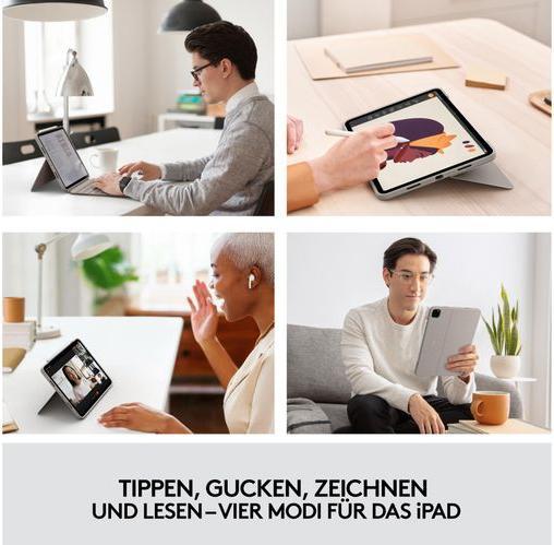 Actual product image Logitech Combo Touch (CH, iPad Pro 11 2020 (2. Gen), iPad Pro 11 2022 (4th Gen), iPad Pro 11 2018 (1. Gen), iPad Pro 11 2021 (3rd Gen))
