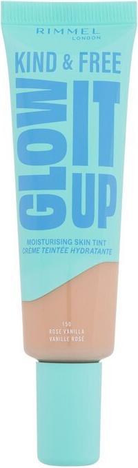 Rimmel London Kind & Free Glow It Up Moisturising Skin Tint (150 Rose Vanilla)